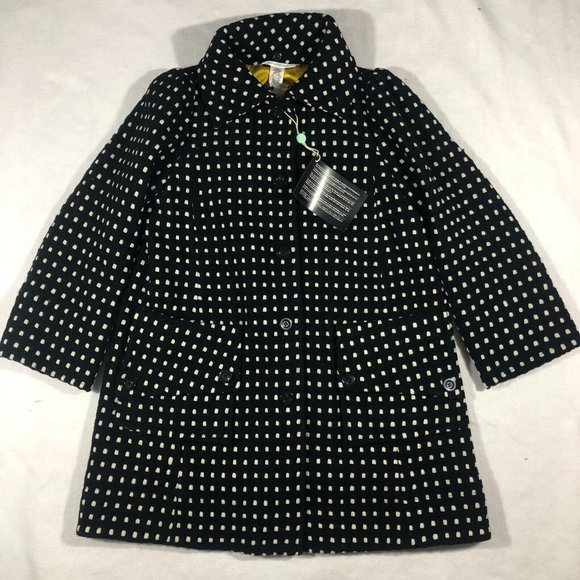 NEW Diane von Furstenberg Womens 10Elodia Coat Jacket Black Wool #S6446377L7